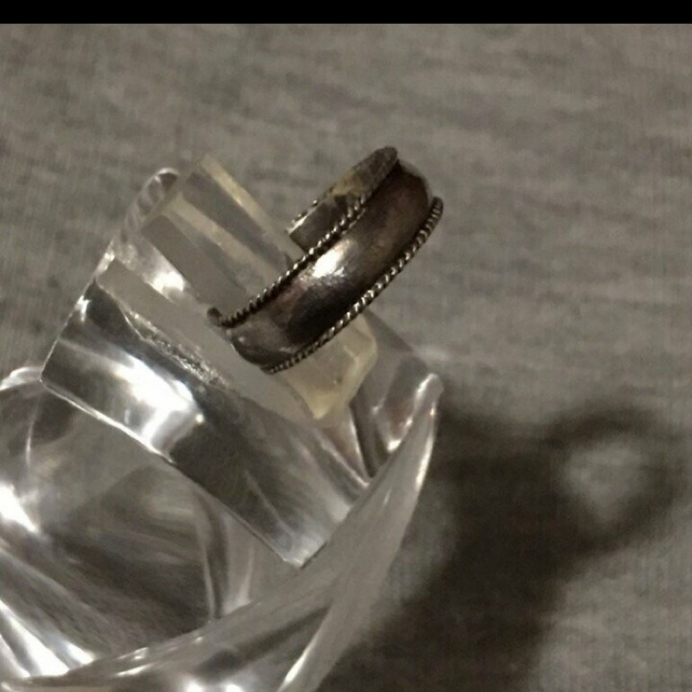 Sterling Silver Ring #4 Adjustable - image 2